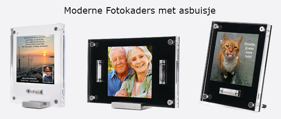 Quinn: moderne fotolijsten in Plexi