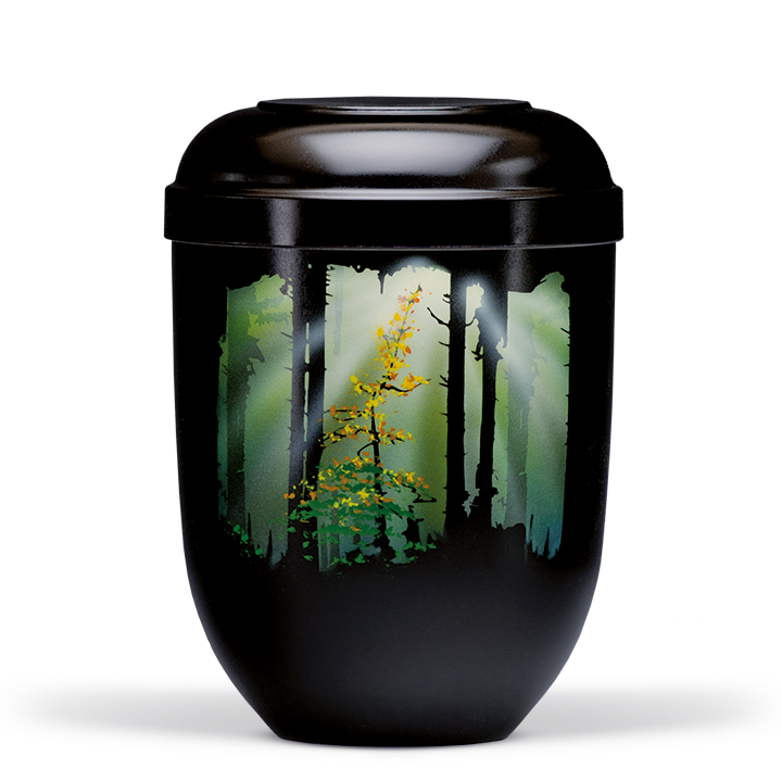 urn met airbrushprint Amazone