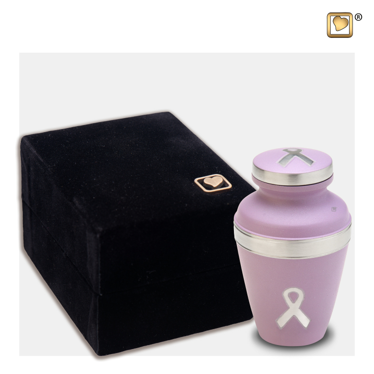 Awareness mini urn in roze K900