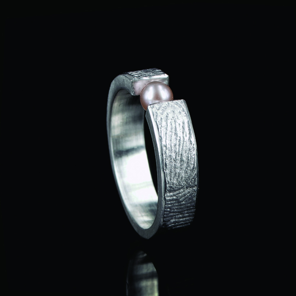 ring Sterling zilver met zoetwaterparel
