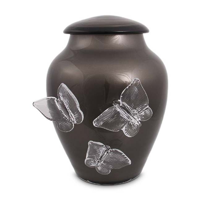 Butterfly urn Antracit