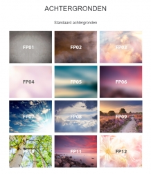 Fotoplaat achtergronden