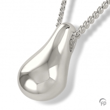 Ashanger Druppel in Sterling zilver 20x10mm