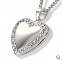 Ashanger medaillon in Sterling zilver 24x21mm