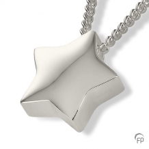 Ashanger Ster in Sterling zilver 16x16mm