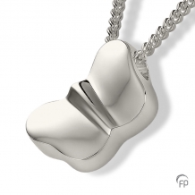 Ashanger Vlinder in Sterling zilver 14x20mm