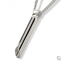 Ashanger Buis in Sterling zilver 32x6mm