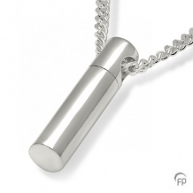 Ashanger rond Staafje 21x5mm Sterling zilver (glanzend)