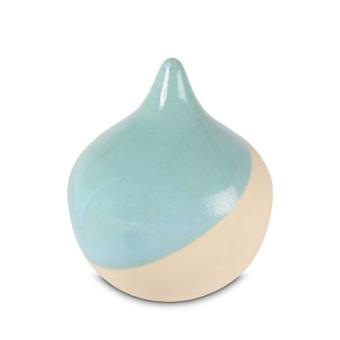 Antio urn turquoise met beige 3000ml