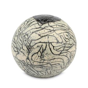 Ares dieren urn in Groen keramiek