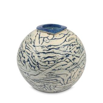Ares urn in blauw keramiek 3200ml