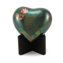 Terrybear Hart dieren-urn Paw Raku