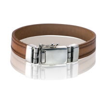 lederen armband L082-111 bruin