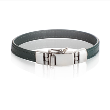 lederen armband L081-810 petrol