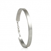Armband Castor in zilver met askamer en Jasseron ketting