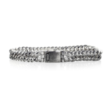 zilveren armband met afdruk