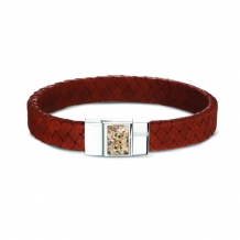 armband 10mm breed met askamer