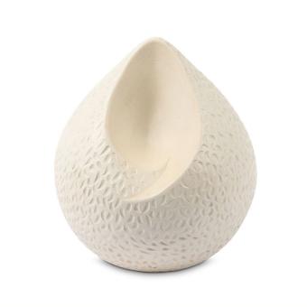 Art urn Ohm in Almost White