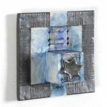 Art urn Viko Electric-Blue Stripe