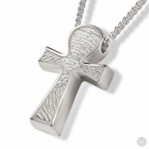 ashanger Ankh met vingerafdruk 28x18mm