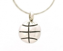 ashanger Basketbal in edelstaal