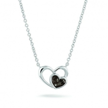 Ashanger Hart-in-Hart in zilver