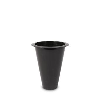 Inzetvaas plastiek H:14,5cm ∅9cm