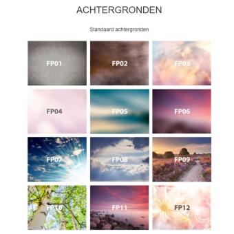 Fotoplaat achtergronden