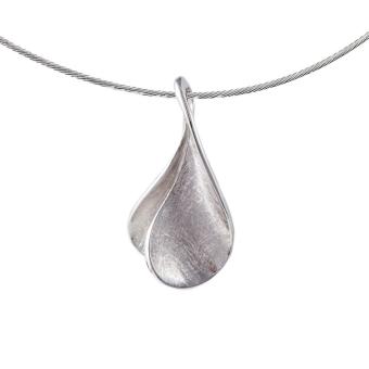 Design ashanger van zilver met asbuisje