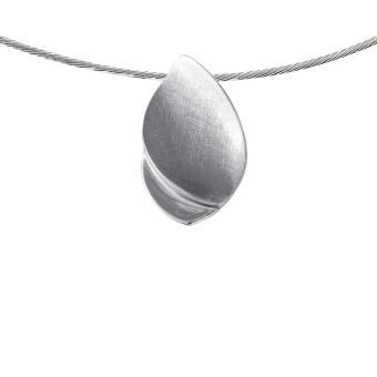 Design ashanger van zilver met asbuisje