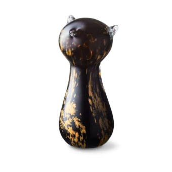 Poes urn van kristalglas met lichtbruine kleurtinten (200ml)