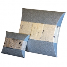 Zee-urn envelop Aqua Roos met reliëf (1000 / 3600ml)