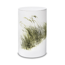 Flora urn in wit keramiek met Strandgras op voorzijde (3000ml)