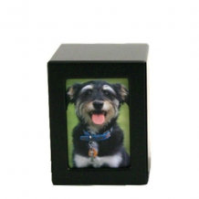 Foto Box dieren urn in Zwart MDF 650ml