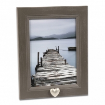 Fotokader 13x18cm met Hart mini urn of Asbuis