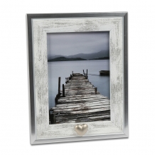 Fotokader 13x18cm met Hart mini urn of Asbuis