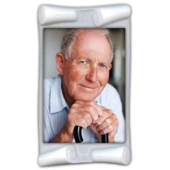 Fotokeramiek Perkamentrol: 3 formaten met eigen tekst + foto