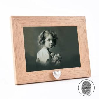 Fotolijst Eiken + Hart mini urn