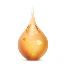 Druppel urn 19cm in Rose-Goud: Roos (260ml)
