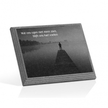gedenkplaat 20x15cm met laserfoto kompleet