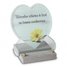 FotoGlas hart 15x17cm: Woorden schieten te kort