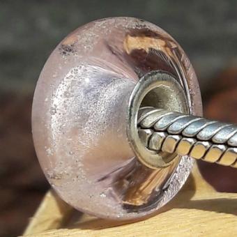 Bedel Lichtroze met deeltjes crematie-as
