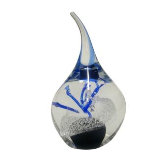 Glasreliek Levensboom met deeltjes crematie-as
