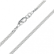 Gourmetketting 2.4mm in Sterling zilver