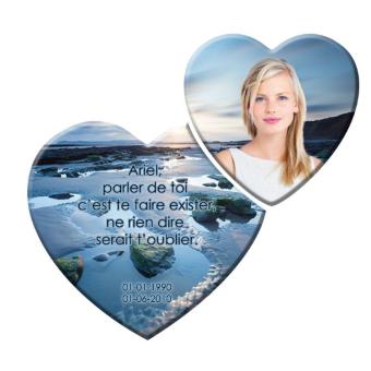 Fotokeramiek Dubbel Hart