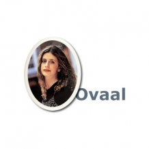 fotokeramiek Ovaal