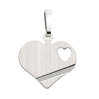Gedenkplaat in zilver: Hart in Hart