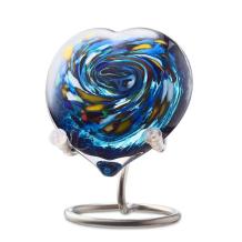 Pebble Hart: blauw inclusief standaard