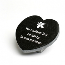 Gedenksteen Hart: We hadden jou zo graag in ons midden