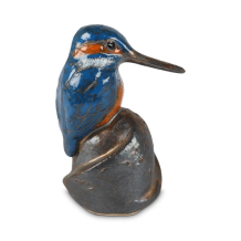 IJsvogel urn van keramiek